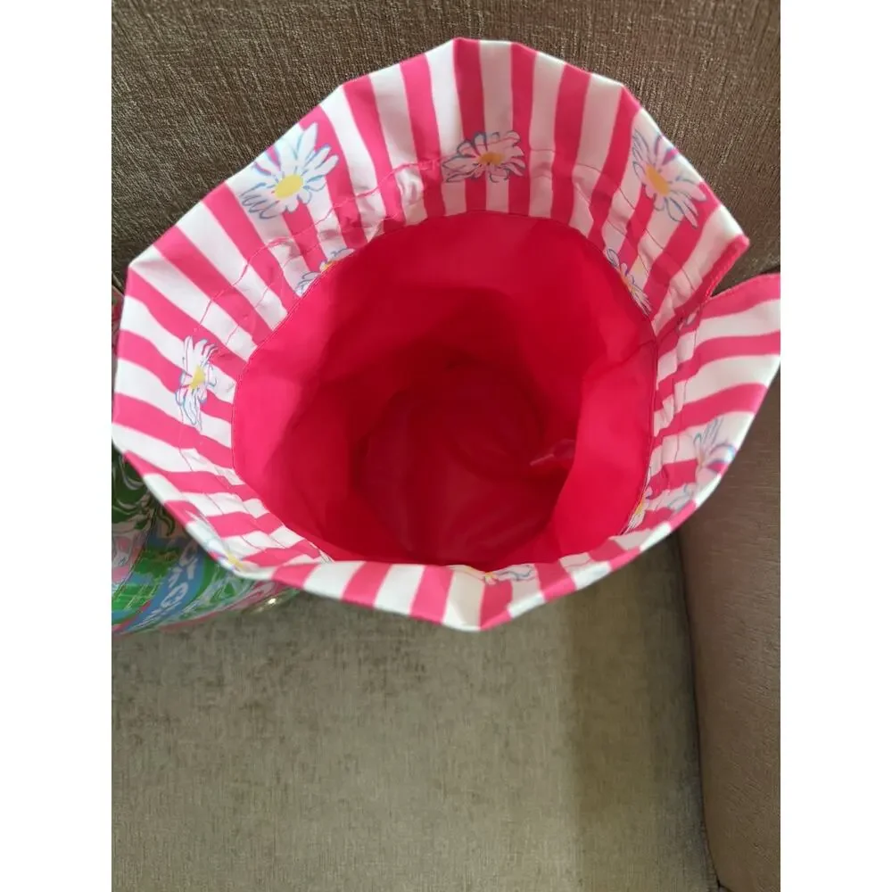 2 Lilly Pulitzer Pool Pouches NWOT GWP Crazy Quilt and Daisy Print